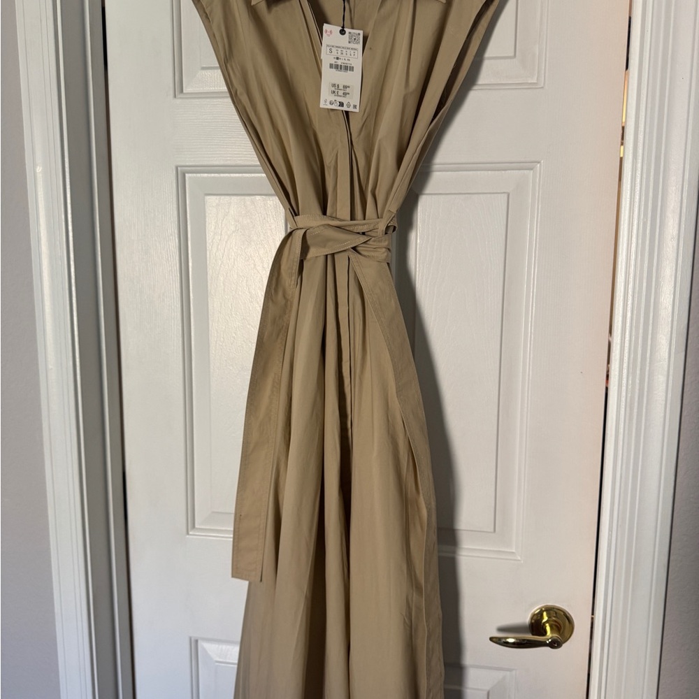 Zara Beige Maxi Dress
